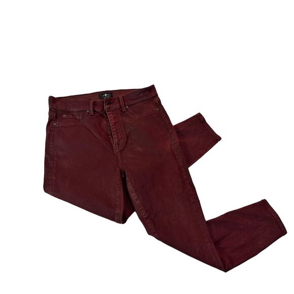 7 for All Mankind Coated Jeans - Picture 5 of 6